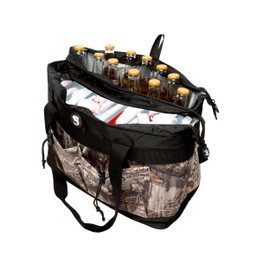 geckobrands 2 Compartment Tote Cooler – Durable, Leak-Proof Insulated Cooler Bag for Food and Drinks