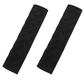WeddHuis Pack of 2 Seat Belt Pads, Premium Seat Belt Protectors Children's Car Shoulder Protection, Car Belt Padding Neck Support for Children and Adults, Padding Belt Protector for Travel, More