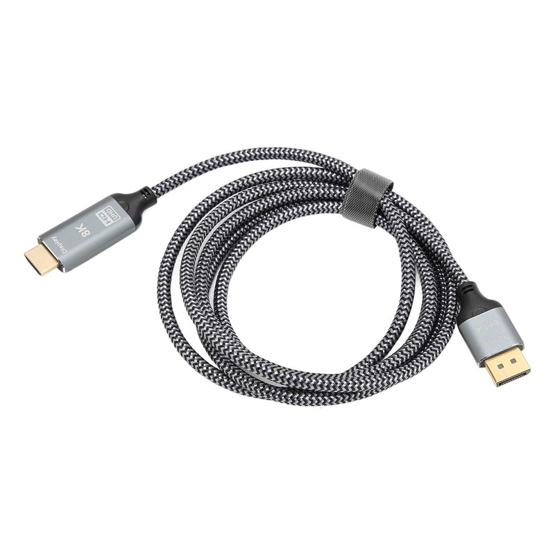 DisplayPort 1.4 to HD Multimedia Interface 2.1 Adapter Cable 8K