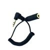 L Shape Standard 3.5mm 3 Pole Male to 2.5mm 3