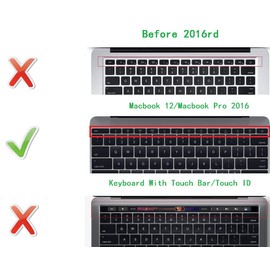 Avid Pro Tools Keyboard Cover Skin for MacBook 12 Inch (No-TouchBar & No-Touch ID) A1534; MacBook Pro 13 Inch A1708 2016[No-TouchBar & No-Touch ID]
