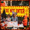 Halloween Clown Banner Outdoor, Do Not Enter Sign, Circus Decor