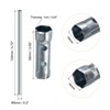 sourcing map 3 Pcs Dual-Ended Wrench Socket Spark Plug Spanner