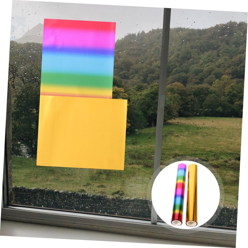 VILLFUL Flexible DIY Accessory 2 Rolls Heat Activated Foil Rolls