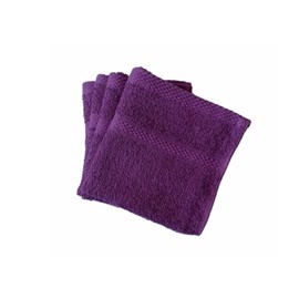 Lyra Linens - 100% Egyptian Cotton Face Flannel Washcloths - Pack of 2 OR 4 500 Gsm Facecloths, 30cm x 30cm Square, Quick Dry And Absorbent Makeup remover Cloths, Gym Towels (Royal Blue, 2)