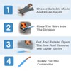 Coax Cable Crimper Cutter - TECHTOO Coaxial Cable Compression Fitting