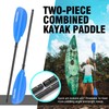 GEAVESS Kayak Paddle 231cm/91.3in, Aluminum Shaft with Reinforced Fiberglass Blade,