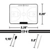 Double-Sided Electronic Coaching Board 15.5 Inch LCD Screen Basketball Tactical