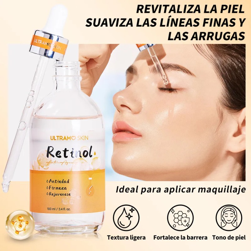 Srum Premaquillaje Retinol 100ml Ultramo Para DaNoche Antiageing Todo Tipo