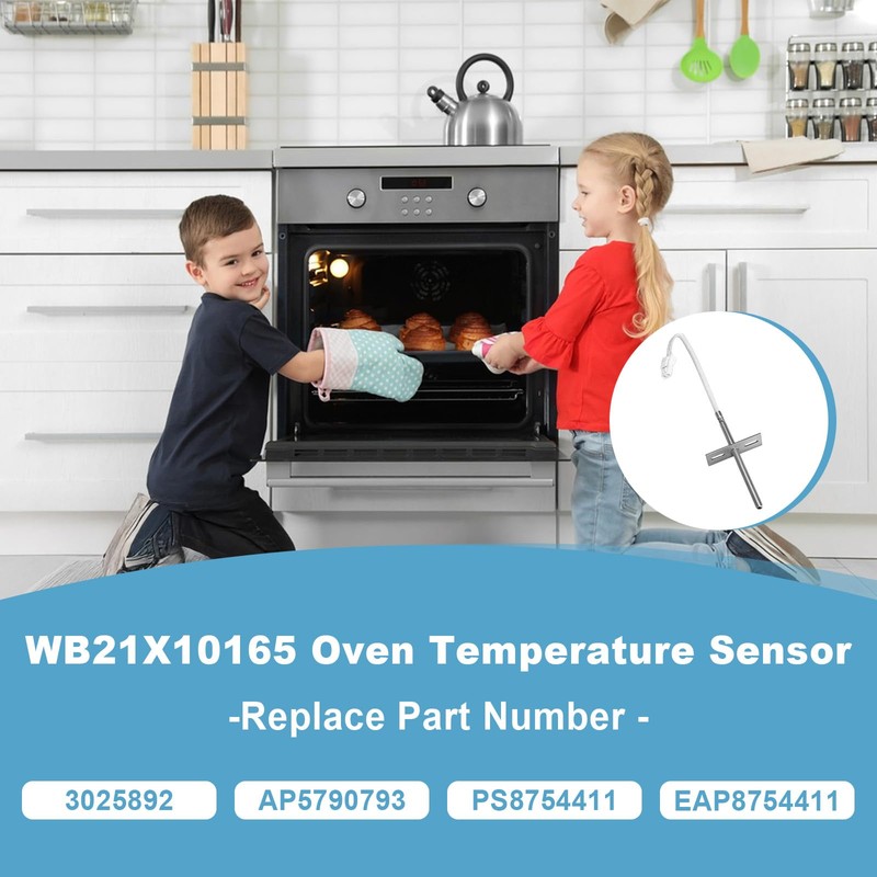 WB21X10165 Oven Temperature Sensor Compatible with GE Kenmore General Electric