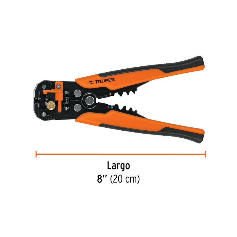 Truper PEC-AUT, Pinzas pelacables en acero, automática