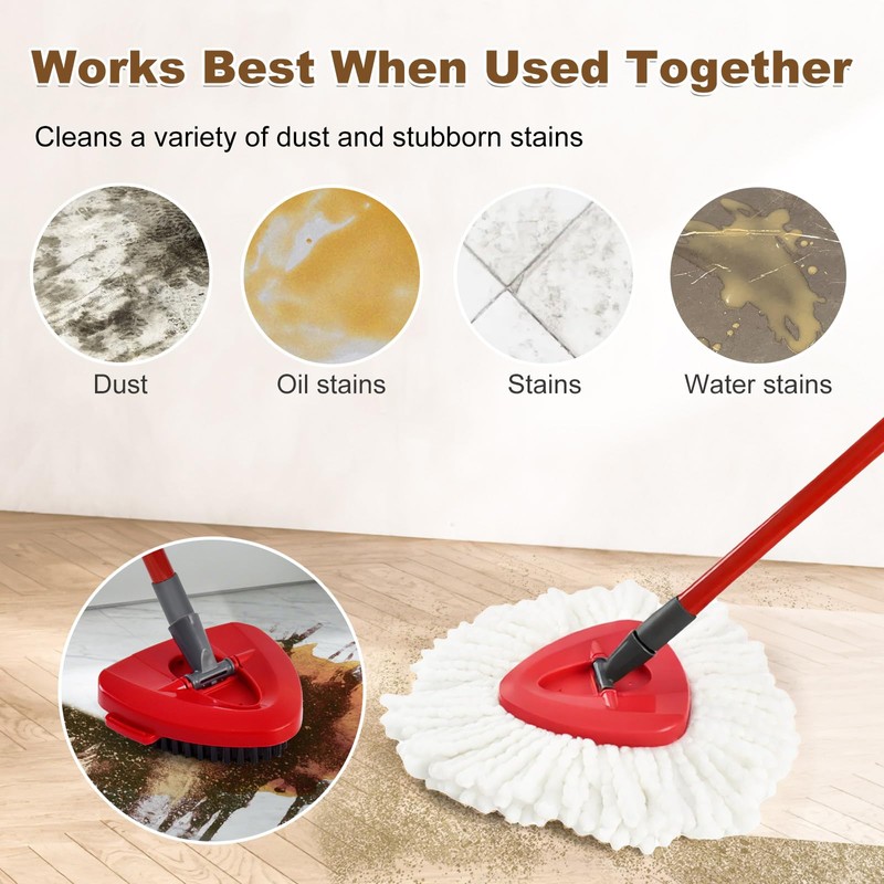 7 Pack Mop Heads Replacements for O Cedar, MOp Replace