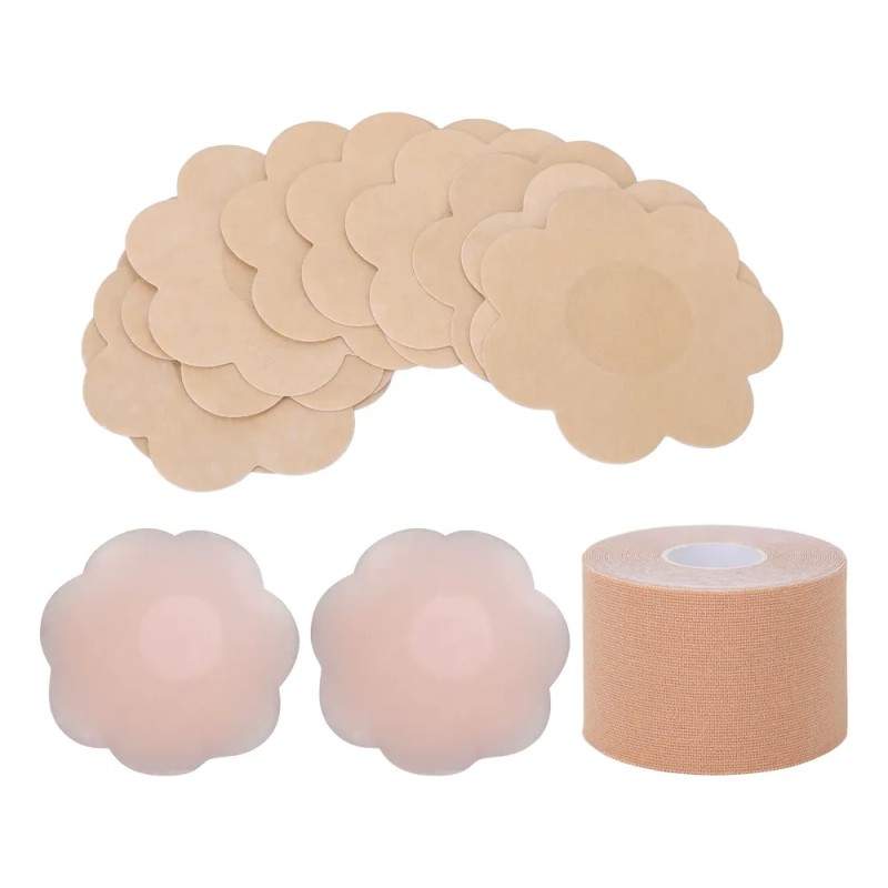 Set De Cinta Elástica Para Levantamiento De Senos, Transpira