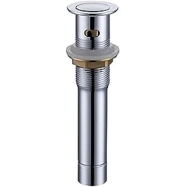 Bathroom Sink Drain with Strainer Basket (Silvery, One Size(6CM))