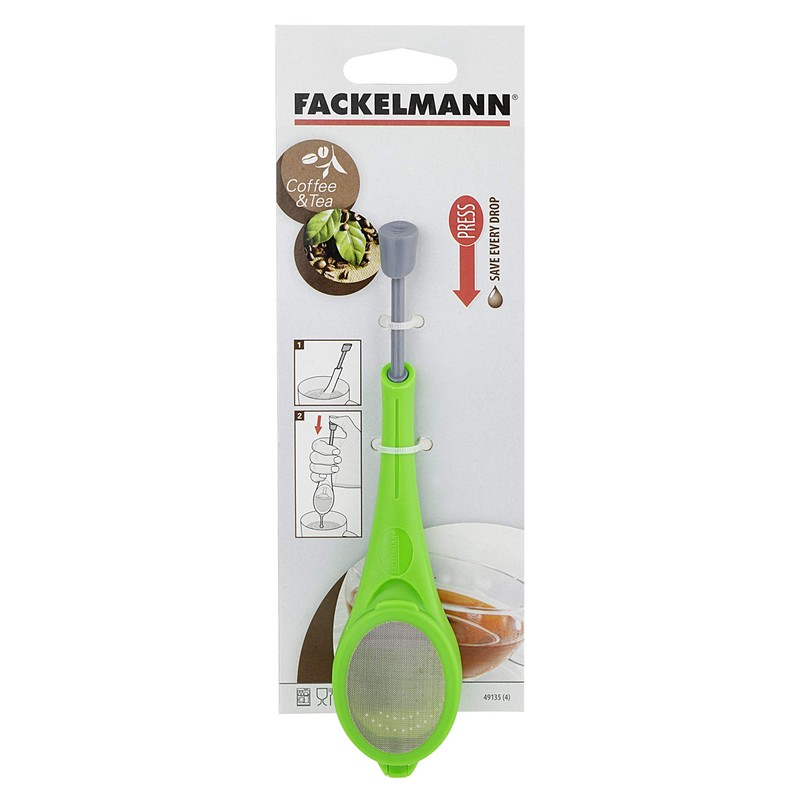 Fackelmann 49135 Tea Brewer with Tea Bag Presser 18 cm