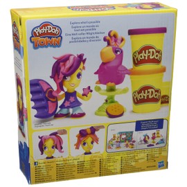 Play-Doh Town Figurka ze zwierzatkiem fryzjer i papuga