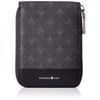 Patrick Cox PLAID KINGS Folding Wallet with Round Zipper, Coin