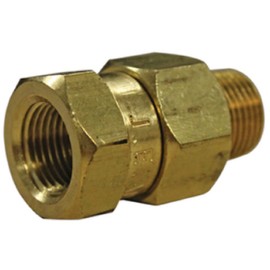J.E. ADAMS 7080 3/8" MPT X 3/8" FPT High Pressure Brass Swivel, Max 3000 PSI