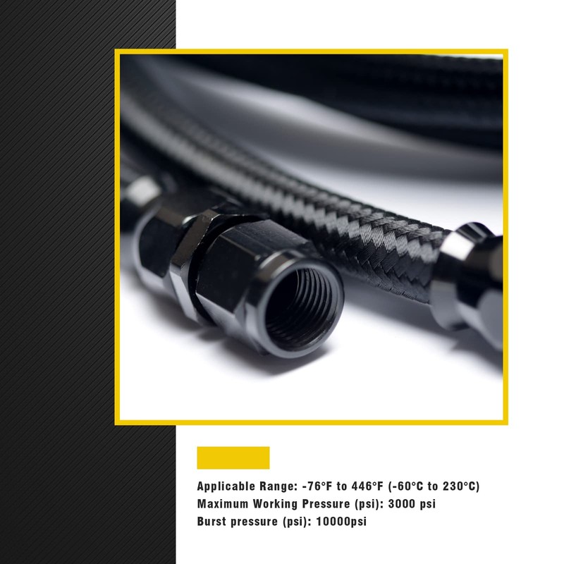 6AN transmission cooler lines Compatible with 4L60 700R4 TH350 TH400