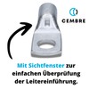 Cembre A14-M12 Pipe Cable Lug 70 mm² M12 Uninsulated Tin-Plated