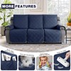 TAOCOCO 100% Waterproof Recliner Sofa Covers 3 Seater, Split Couch