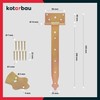 KOTARBAU Cross Hinge 300 mm Pack of 2 Shutter Hinge