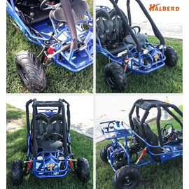 HALBERD 16x8-7 Sport ATV Tires, 16x8x7 Go-Kart ATV UTV Off-Road Tires Tubeless All-Terrain Mud Sand Trial 4PR (Pack of 1)