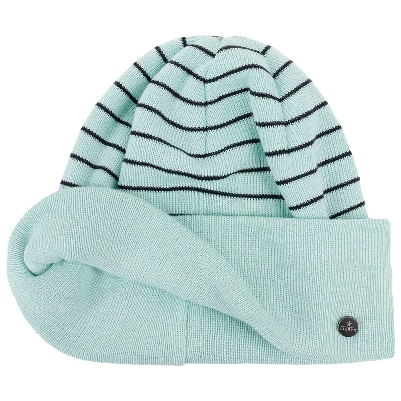LIERYS Organic Cotton Turn-Up Hat - Beanie Hat - Knitted