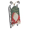 Northlight LED Lighted Hanging Wooden and Metal Santa Claus Decorative