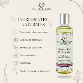 Naturalness Aceite Para Masaje  Relajacion Profunda -tamaño 125 Ml