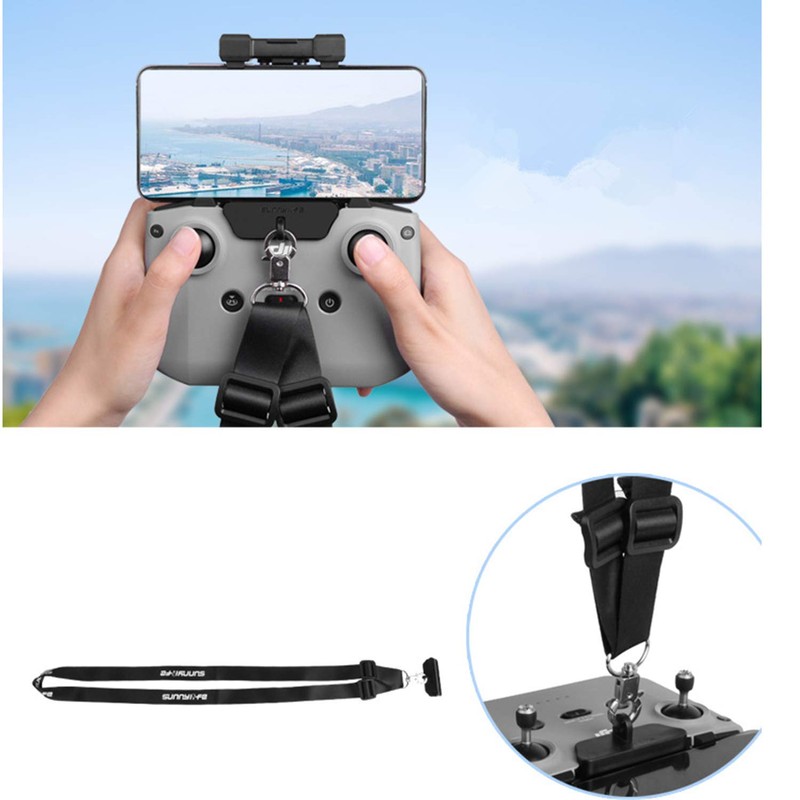 Hensych Adjustable Lanyard Drone Remote Controller Neck Strap with Hook