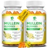 (2 Pack) 9 in 1 Mullein Gummies for Lung Cleanse