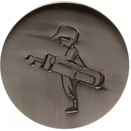 2019 PGA Championship (BETHPAGE BLACK) Large TWO SIDED -SILVER- Golf BALL MARKER