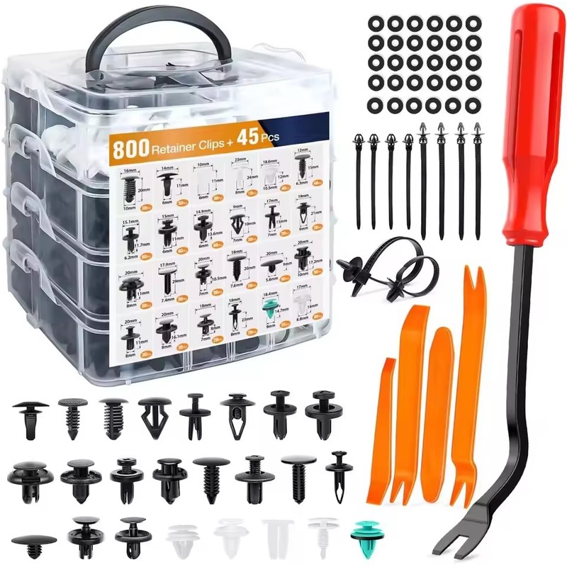 Automotive Trim Retainer Clip Kit for Car Panel Repairs –