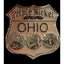 Triple Nickel 555 Biker Vest Pin