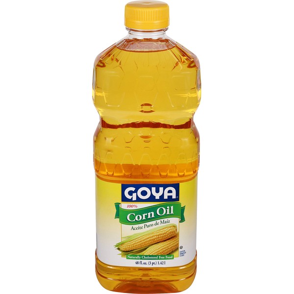 Goya Foods 100% Pure Corn Oil, 48 Fl Oz (Pack of 9)