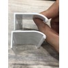 Tsnamay 2Pcs 1.97" White Arc Surface Pull,White Edge Pulls Furniture