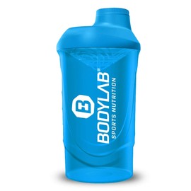 Bodylab24 Shaker 700ml Blau, der praktische Eiweiß-Shaker für deinen Proteinshake, mit Schraubverschluss und Sieb für cremige Shakes, BPA-frei, Fitness Shaker für klumpenfreie Shakes