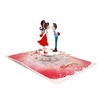 CUTPOPUP Cute Kiss Couple, Valentines Day Card Pop Up, Anniversary