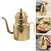 Cabilock Oil Dispenser Vinegar Dispenser Bottle Stainless Steel Oil Can
