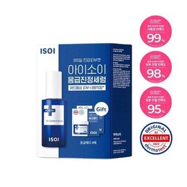 Isoi [응급진정세럼] 아이소이 아크니닥터 1st 컨트롤 세럼 40ml 기획 (본품40ml+응급패드 4매) Emergency Calming Serum: Isoi Acnidoc 1st Control Serum 40ml Set (Main product 40ml + Emergency Pads 4 pcs)