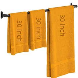 JUYSON Towel Bar for Bathroom 30 Inch Matte Black, Towel Racks for Bathroom Wall Mounted,Bathroom Accessories Stainless Steel Towel Rod Single Towel Holder Towel Hanger