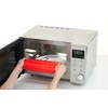 Lékué 1-2 Person Steam Microwave Cooking Case with Draining Tray