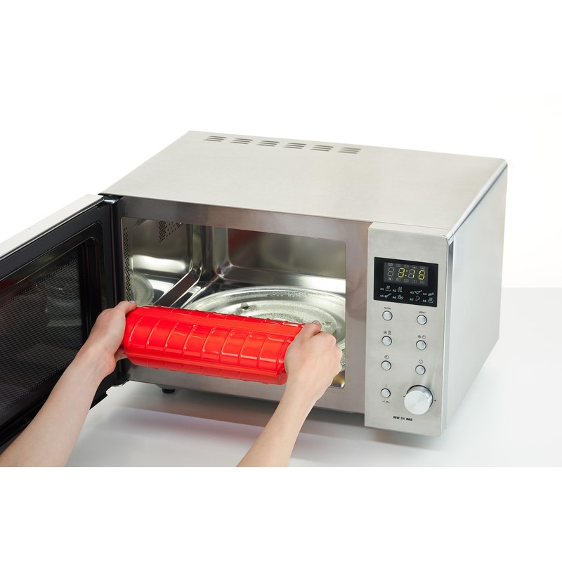 Lékué 1-2 Person Steam Microwave Cooking Case with Draining Tray