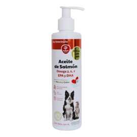 Aceite De Salmn Omega 3, ,6 y 9 Para Perros Y Gatos 250 Ml Suplemento Natural Para Piel, Pelo Y Articulaciones                                        