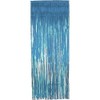 Henbrandt Baby Blue Foil Shimmer Curtain