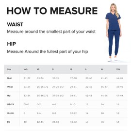 Dagacci Medical Uniform Women and Men Unisex 4-Way Stretch Jogger Scrub Set, Ceil Blue, M