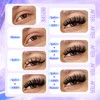 Volume Lash Cluster Spikes Cluster Eyelash Extensions 80D 100D Spiky