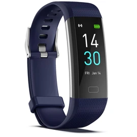 MayuFit Fitness Tracker with Heart Rate Monitor, Activity Tracker Sleep Monitor, Smart Watch Pedometer Step Counter for Kids Man Women (Blue)