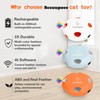Scsuupoee Interactive Cat Toy, Electric Cat Toys for Moving Concealed